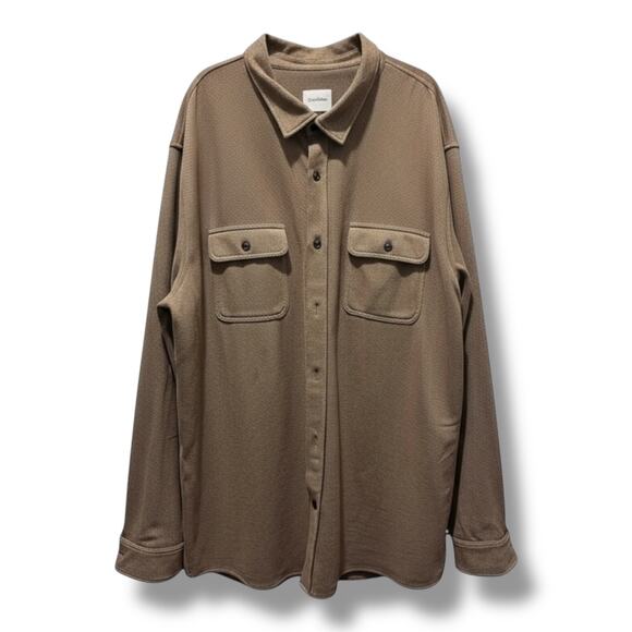 Men's Big & Tall Comfort Soft Shirt - Goodfellow & Co™ - Brown - 3XLT - Picture 1 of 1